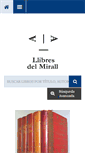Mobile Screenshot of llibresdelmirall.com
